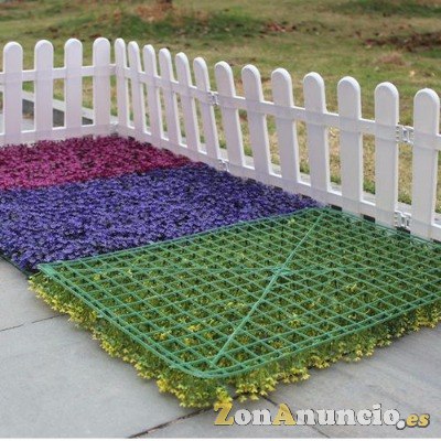 flores y plantas artificiales para suelo